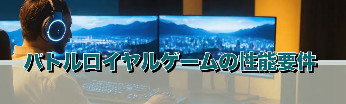 バトルロイヤルゲームの性能要件