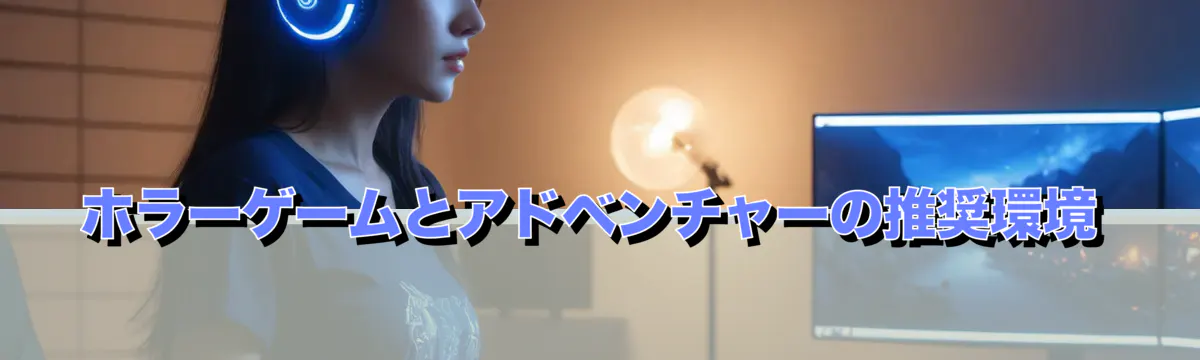 ホラーゲームとアドベンチャーの推奨環境