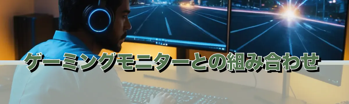 ゲーミングモニターとの組み合わせ