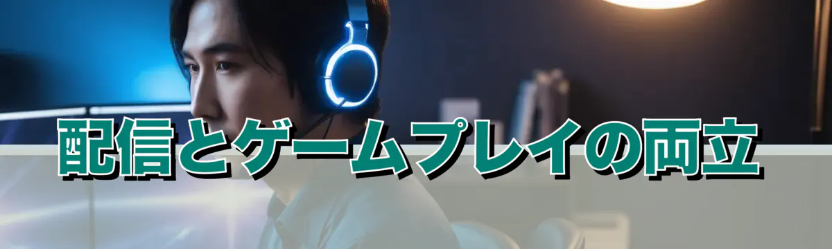 配信とゲームプレイの両立