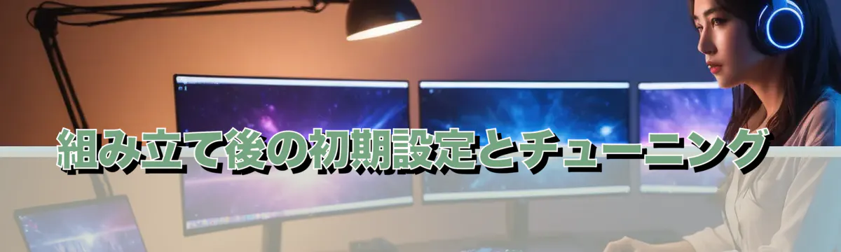 組み立て後の初期設定とチューニング