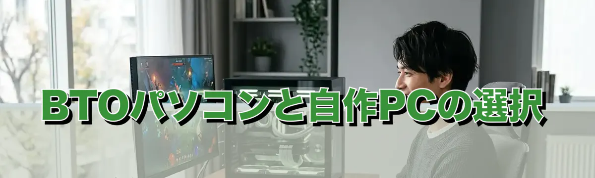 BTOパソコンと自作PCの選択