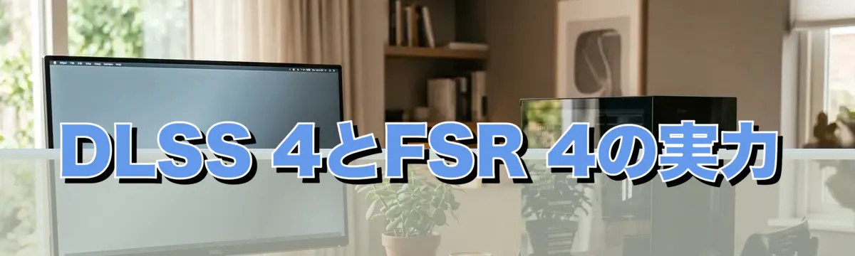 DLSS 4とFSR 4の実力