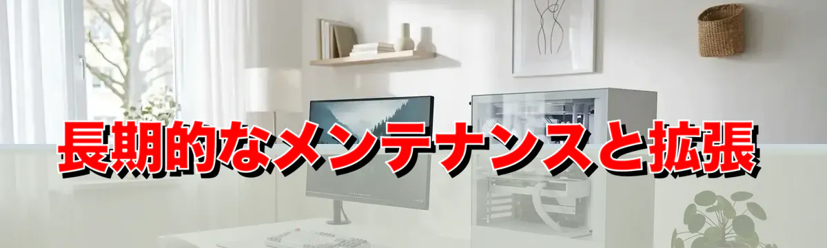 長期的なメンテナンスと拡張