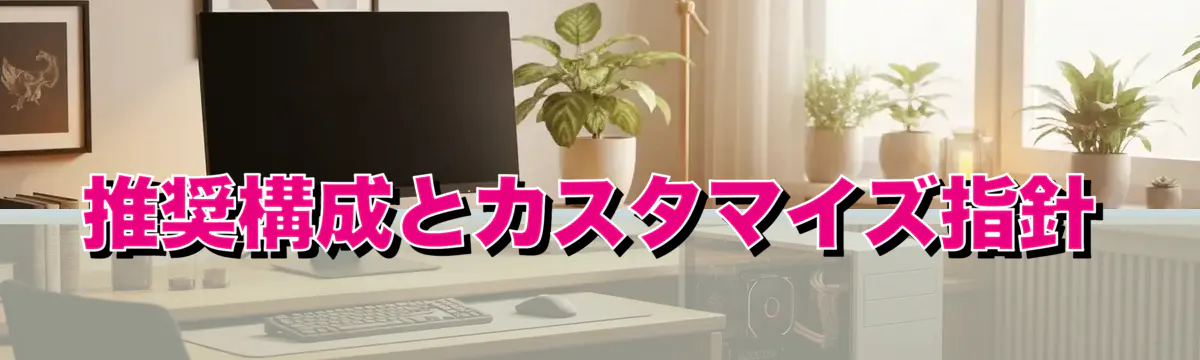 推奨構成とカスタマイズ指針