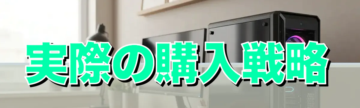 実際の購入戦略