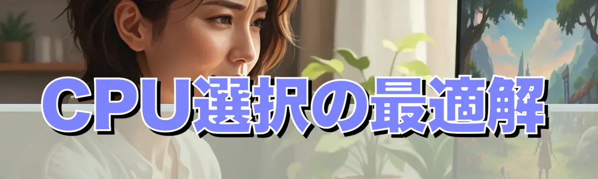 CPU選択の最適解