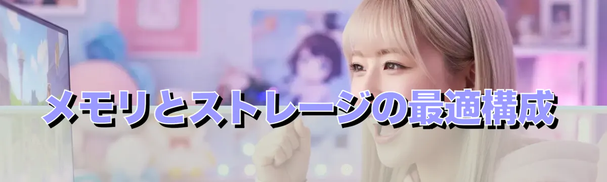 メモリとストレージの最適構成