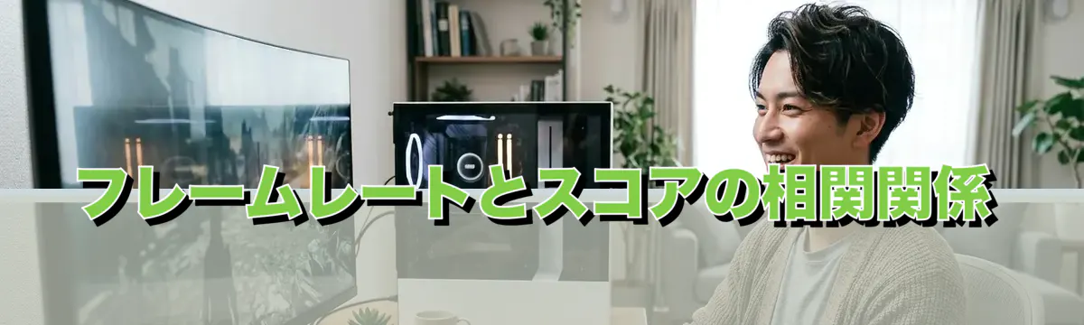 フレームレートとスコアの相関関係