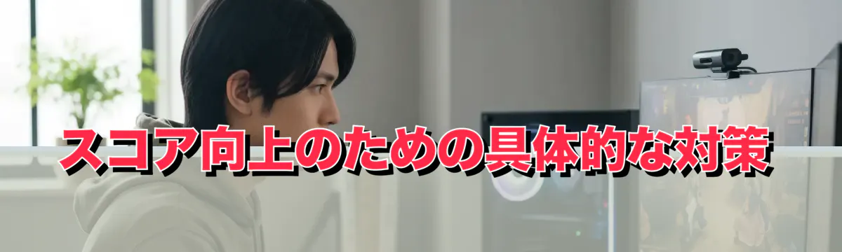 スコア向上のための具体的な対策