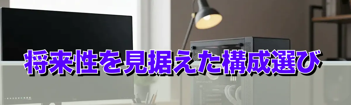 将来性を見据えた構成選び