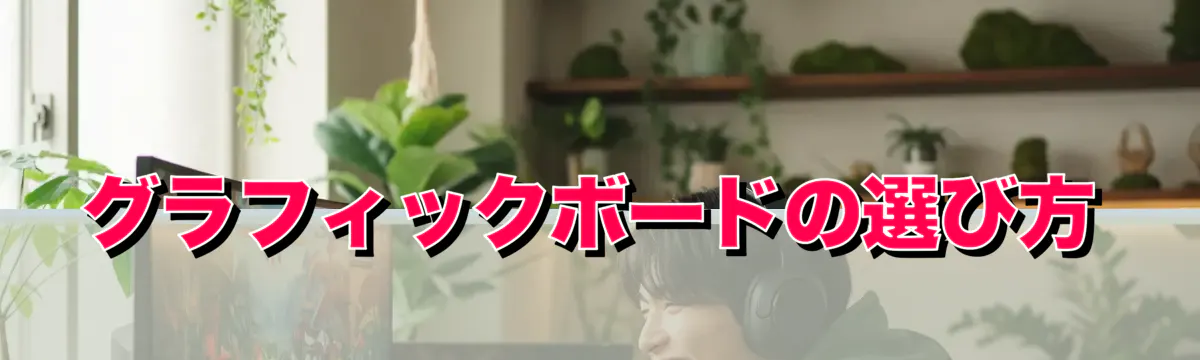 グラフィックボードの選び方