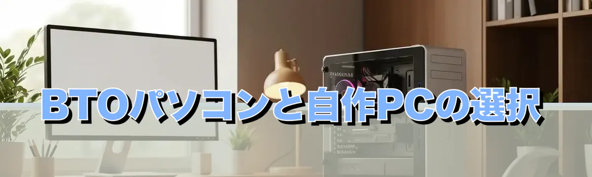 BTOパソコンと自作PCの選択