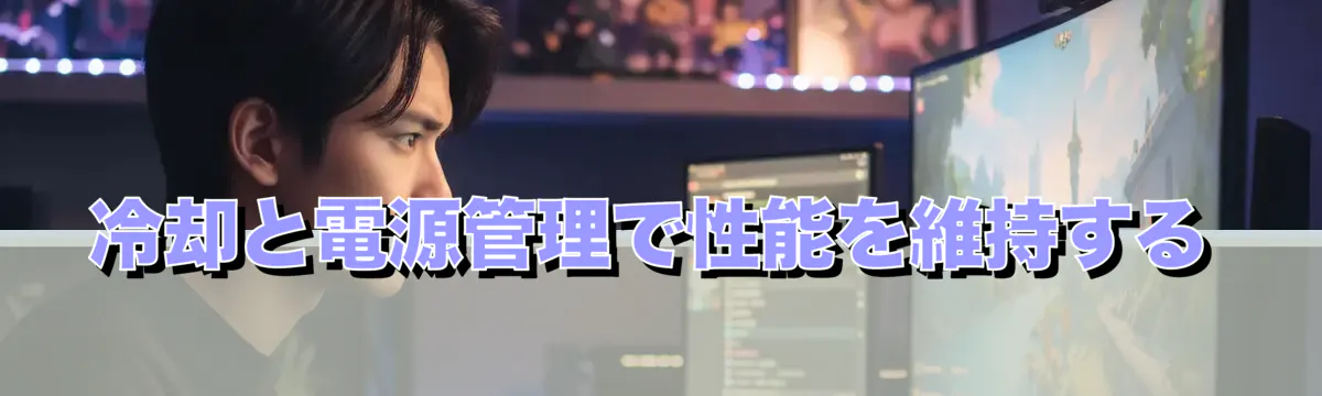 冷却と電源管理で性能を維持する