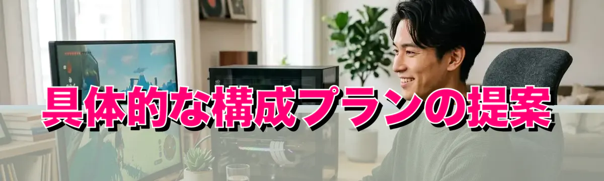 具体的な構成プランの提案