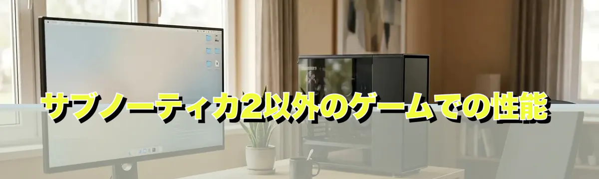 サブノーティカ2以外のゲームでの性能