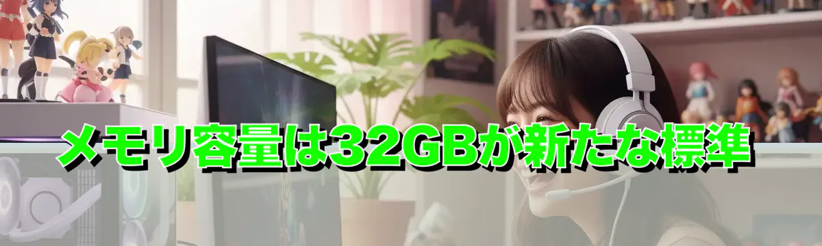 メモリ容量は32GBが新たな標準