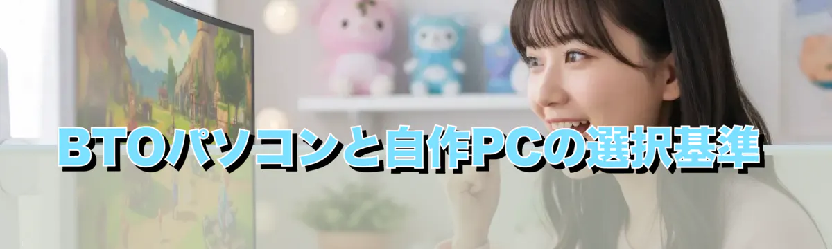 BTOパソコンと自作PCの選択基準