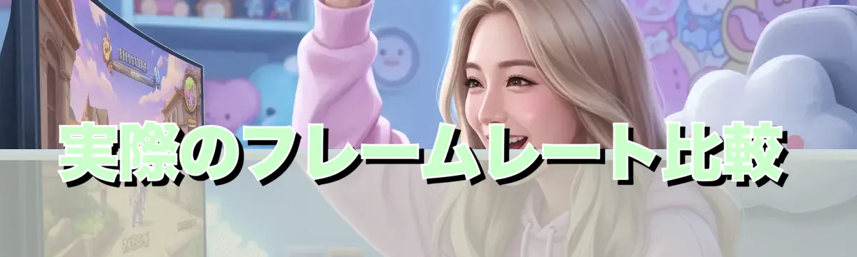 実際のフレームレート比較