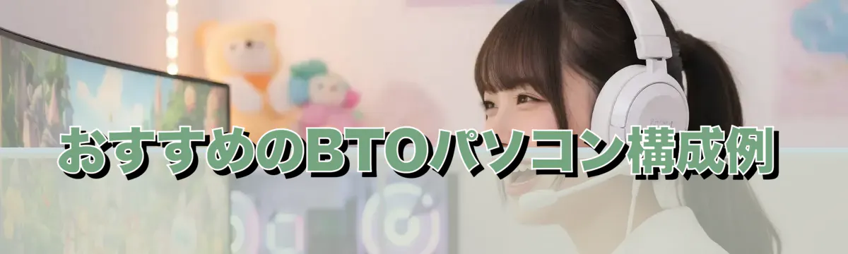 おすすめのBTOパソコン構成例