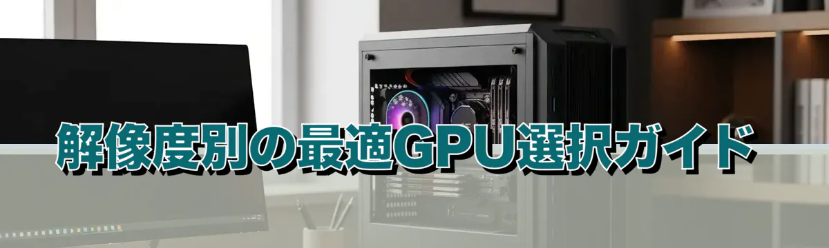 解像度別の最適GPU選択ガイド