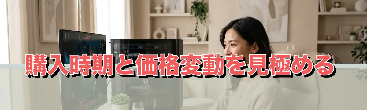 購入時期と価格変動を見極める
