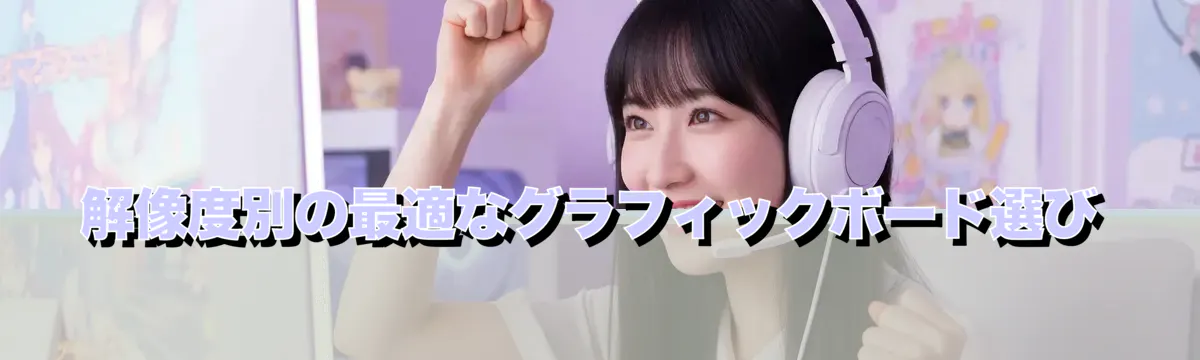 解像度別の最適なグラフィックボード選び