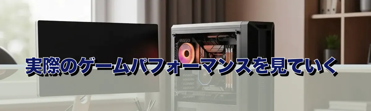 実際のゲームパフォーマンスを見ていく