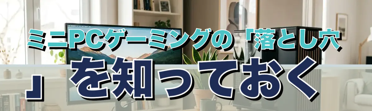 ミニPCゲーミングの「落とし穴」を知っておく