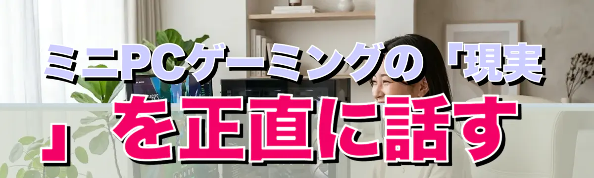 ミニPCゲーミングの「現実」を正直に話す