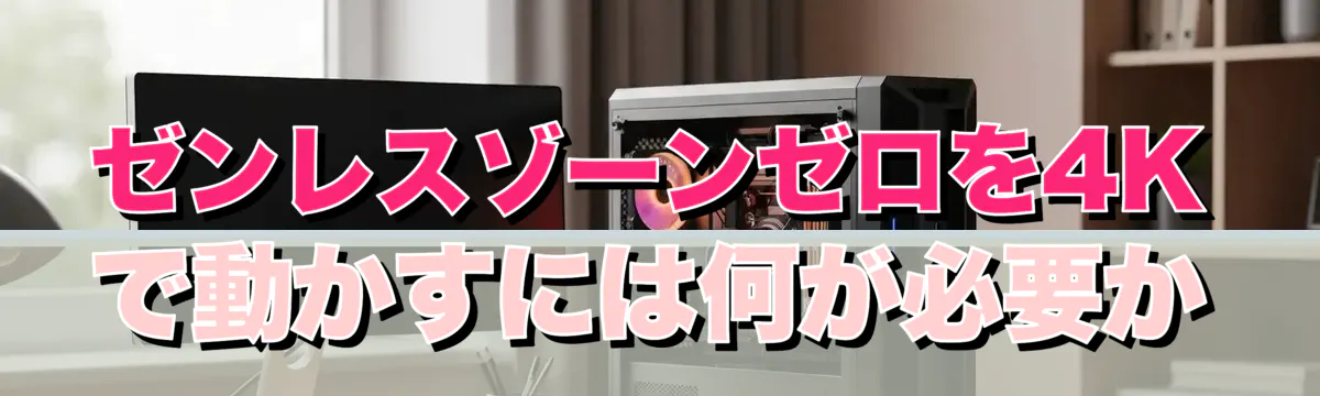 ゼンレスゾーンゼロを4Kで動かすには何が必要か