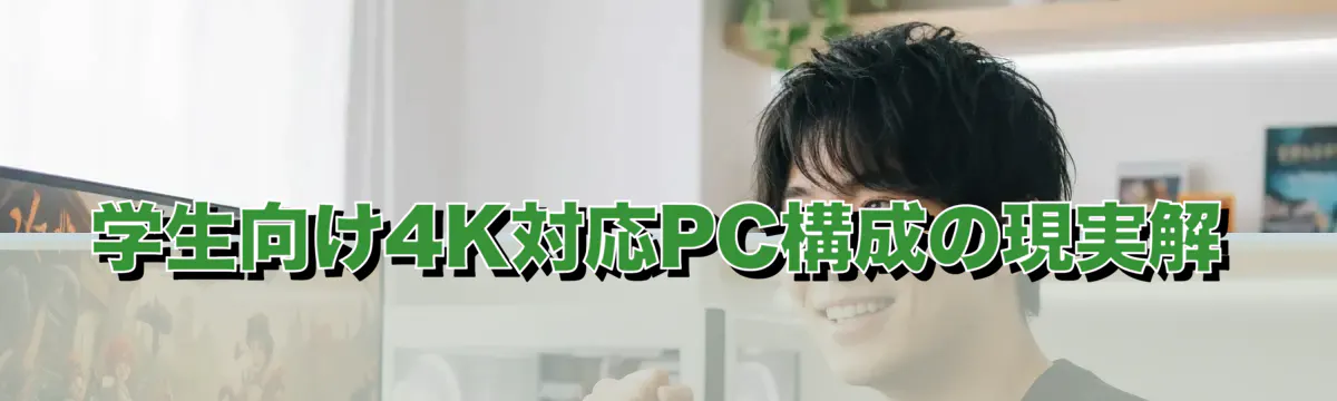 学生向け4K対応PC構成の現実解
