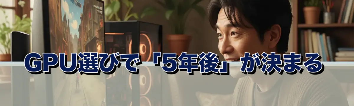 GPU選びで「5年後」が決まる